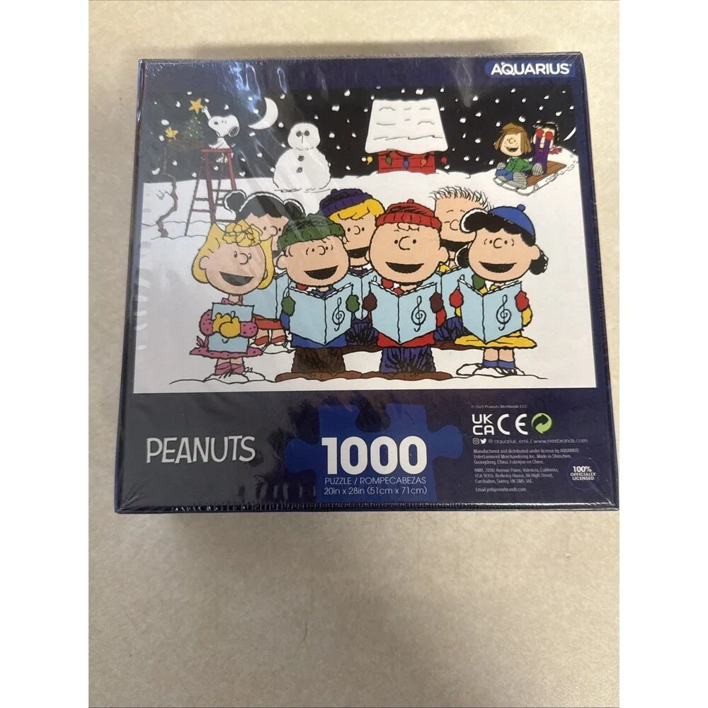Peanuts Christmas 1000 Piece Jigsaw Puzzle (2025, Aquarius)